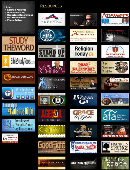 Resource page